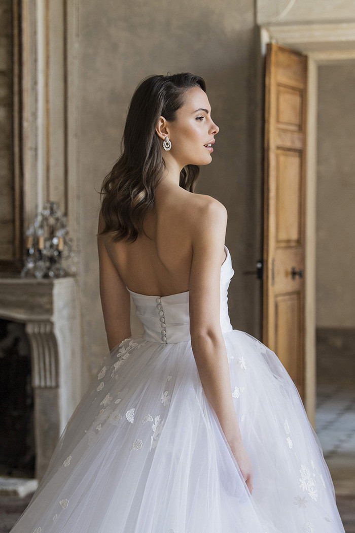 Italian Wedding Dress - Strapless Ballgown | Peter Langner